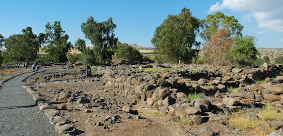 Bethsaida houses of fisherman and vinegrower