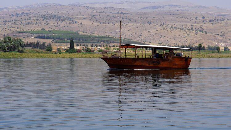 Boat on Sea of Galilee