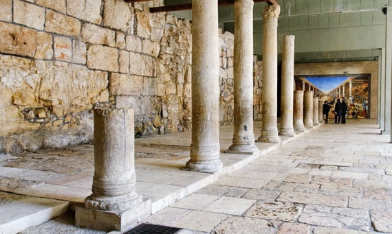 Jerusalem Cardo with reconstructed columns