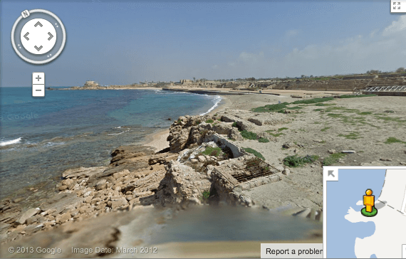 Google Street View of 7 Biblical Sites