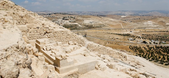 Herod the Great's tomb at the Herodium Herod the Great's tomb at the Herodium