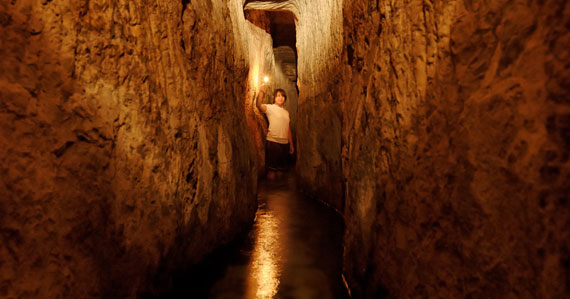 Hezekiah's Tunnel can be explored