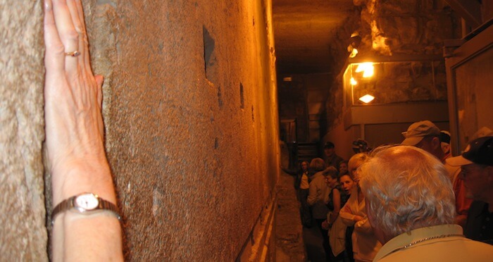Largest stone in Western Wall Tunnel