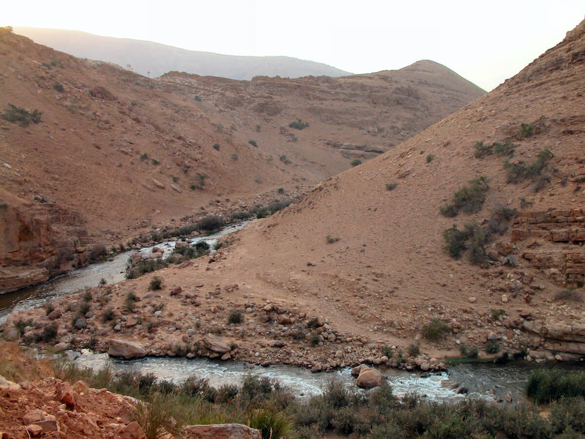 Jabbok River east of Mahanaim
