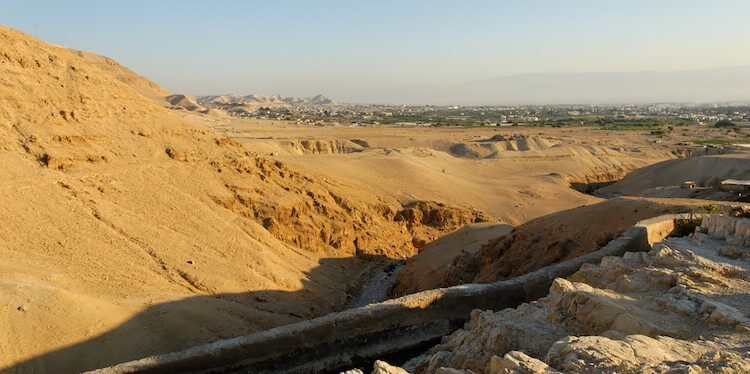 The road Jesus walked passed through the Jericho Herodian palaces 