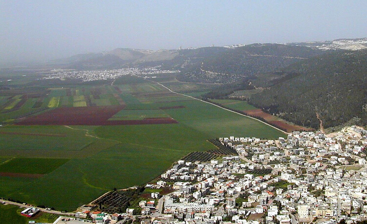 Jezreel Valley from Mount Tabor