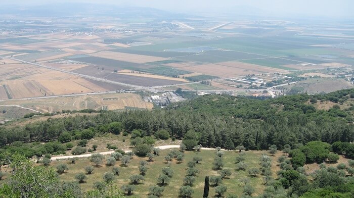 The traditional site of Elijah's contest on Mount Carmel