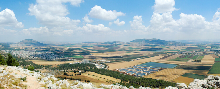Jezreel Valley from Nazareth ridge