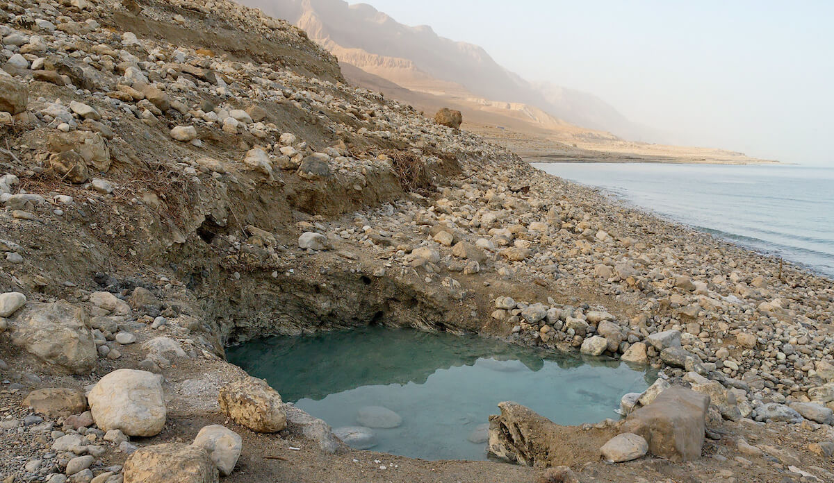 Lot chose the Jordan Valley, including the Dead Sea