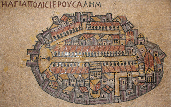 Medeba Map replica in Jerusalem