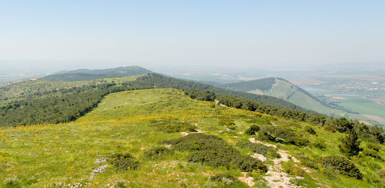 Jezreel Valley from Mount Gilboa
