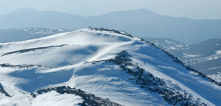 Mount Hermon with snow