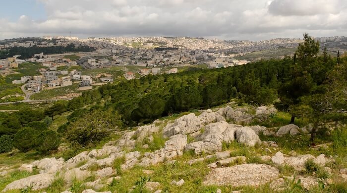 Nazareth as seen from the Nazareth Ridge