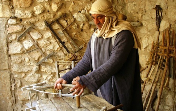 Carpenter in the Nazareth Village