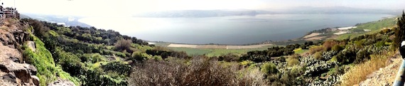 Sea of Galilee from Kfar Haruv