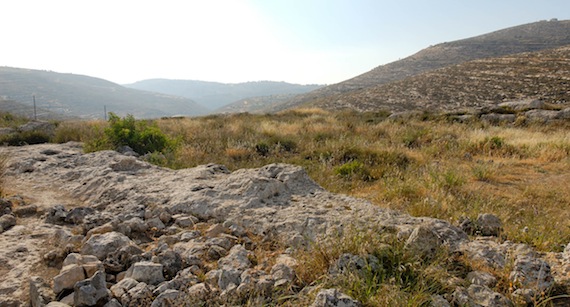 Tel Shiloh, area of Tabernacle.