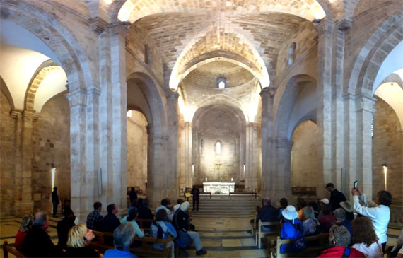 Interior of St. Anne's Church in Jerusalem