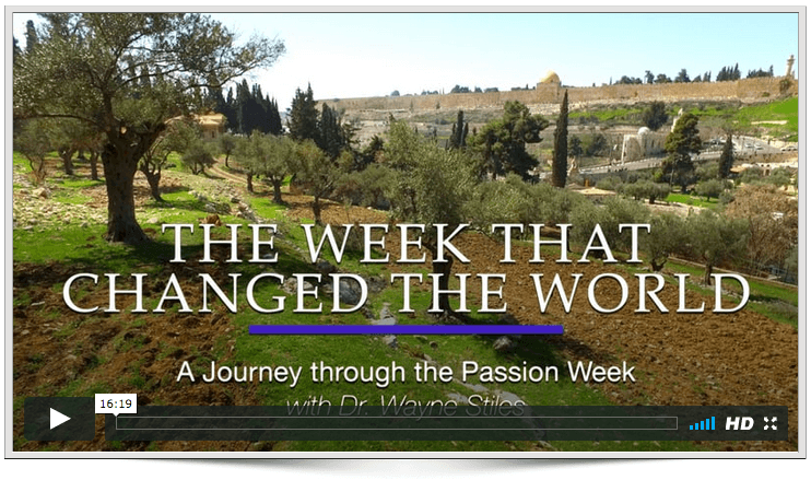 Video 1 of the Passion Week of Jesus