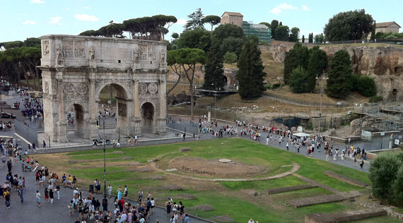 Arch of Constantine -- Christian places to visit in Rome