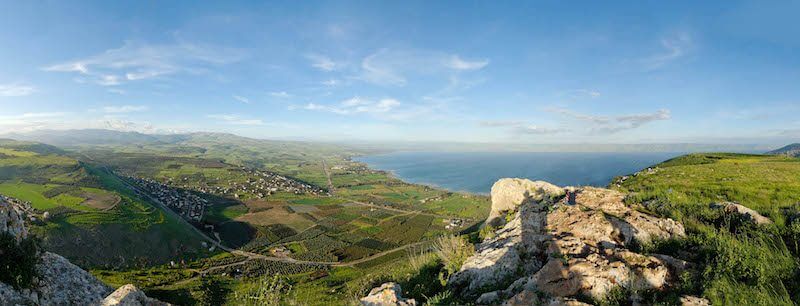 Sea-of-Galilee-and-Plain-of-Gennesaret-panorama