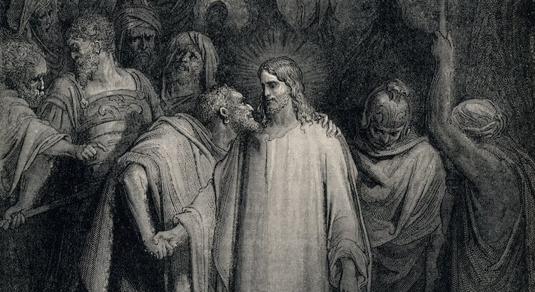 The Judas Kiss by Gustave Doré